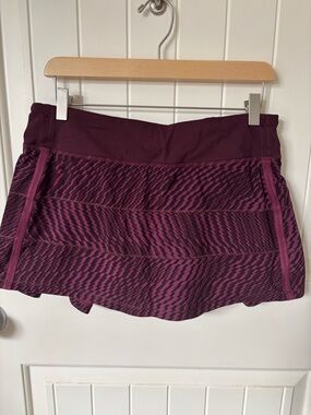 Lululemon Pace Rival Skirt Size 8 Tall (8 Reg Tag) Athletic Tennis Running Skort
